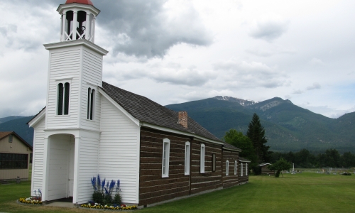 Saint Marys Chuch in Stevensville Montana