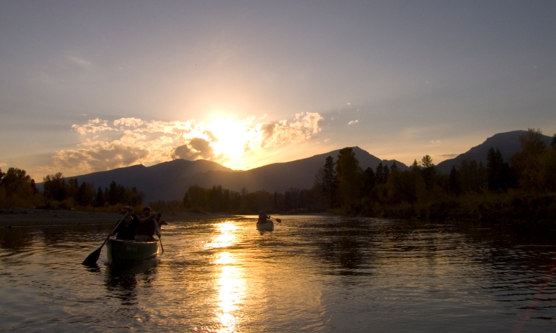 Canoe Canoeing Missoula Montana