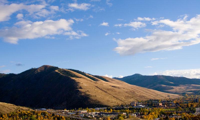 Overlooking Missoula and Mount Sentinel