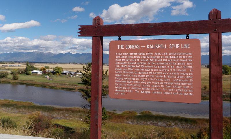 Historic Sign in Flathead Valley